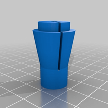 customized collets tap holder 3mm 3d print model - Mito3D