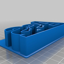 customized custom text cookie cutter kitchen_dining 3d print model - Mito3D