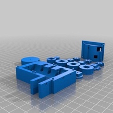 customized filament odometer tool 3d printer accessories 3d print model - Mito3D