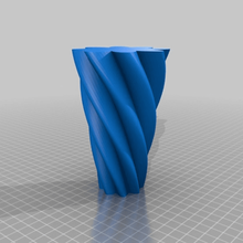 customized flower petal vase pen pot creator decor 3d print model - Mito3D