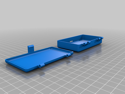 özelleştirilmiş menteşeli Kutu yuvarlak kenarlar sigara araç sahipleri kutuları konteynerler organizasyon depolama 3d print model - Mito3D
