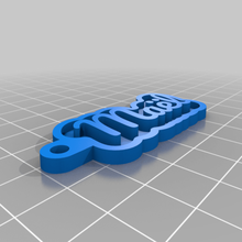 customized key chain personal jewelry keychains 3d print model - Mito3D