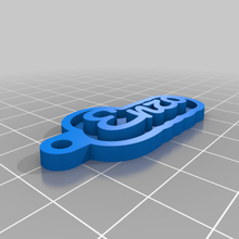 customized key chain personal jewelry keychains 3d print model - Mito3D