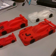 customized le mans nissan prototype game 3d print model - Mito3D