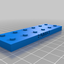 personalizado Lego compatível texto tijolos arte sinais logotipos 3d print model - Mito3D