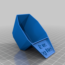 customized measuring cup scoop household_supplies 3d print model - Mito3D