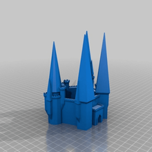 personalizado medieval fortaleza generador estructuras_de_edificios 3d print model - Mito3D