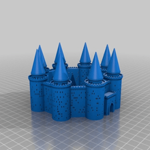 personalizado medieval fortaleza generador arquitectura edificios estructuras 3d print model - Mito3D