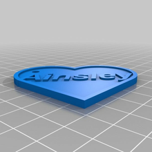 angepasst Namensschild Ainsley Dekor 3d print model - Mito3D