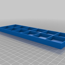 customized organizer containers 3d print model - Mito3D