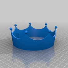 customized parameterized crown fashion costume 3d print model - Mito3D