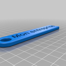 customized personalized key chain fashion accessories 3d print model - Mito3D