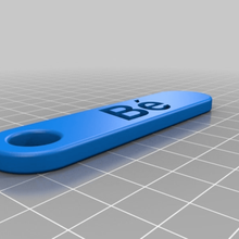 customized personalized key chain - double rounded fashion accessories 3d print model - Mito3D