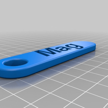 customized personalized key chain - double rounded fashion accessories 3d print model - Mito3D