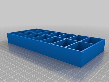 personalizado comprimido caixa 2 recipientes organização armazenamento 3d print model - Mito3D