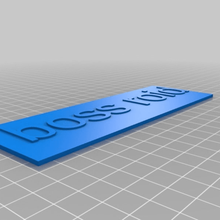 customized plaque signs_logos 3d print model - Mito3D