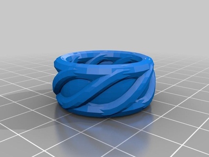 personnalisé bague bracelet couronne chose v2 mode 3d print model - Mito3D
