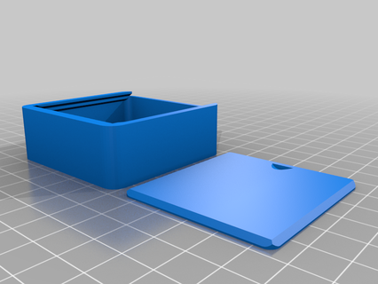 personnalisé rond boîte couvercle Carcassonne bacs lingots conteneurs organisation espace rangement 3d print model - Mito3D