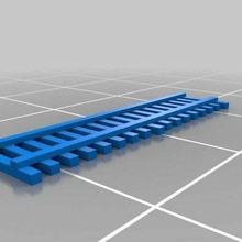 customized scale fence buildings_structures 3d print model - Mito3D