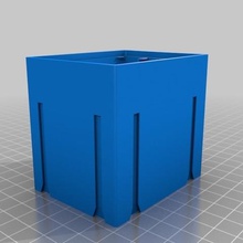 maßgeschneiderte stapelbar-Widerstand Aufbewahrungsbox mit 3 Schubladen tool Elektronik 3d print model - Mito3D