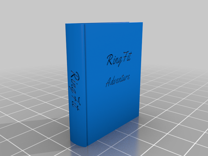 customized tiny secret book ns - ringfit household 3d print model - Mito3D