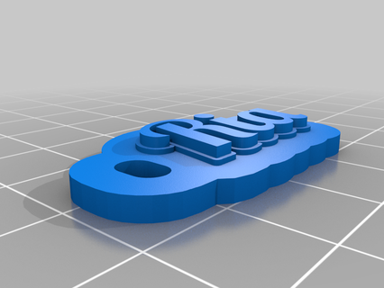 customkey4 personnalisé porte clés 3d print model - Mito3D