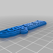 custotestmized multiline tag keychain customized keychains 3d print model - Mito3D
