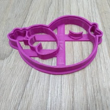cut bird art cookie cutter cortante galletitas corta galletas pajaro cute 3d print model - Mito3D