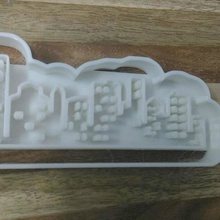 coupe de la ville art couper le biscuit cortante galletitas ciudad 3d print model - Mito3D