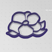 cut cookie flowers guia contour marker art cutter cutting crackers guide petals 3d print model - Mito3D