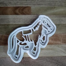 couper cookie granja de zenon art cutter cortante galletitas corta galletas caballo 3d print model - Mito3D