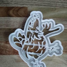 taglio cookie granja zenon art cutter cortante galletitas corta galletas gallina 3d print model - Mito3D