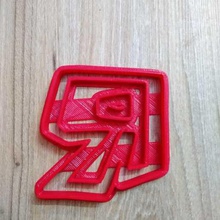 taglio cookie r roblox art cutter di cracker logo 3d print model - Mito3D