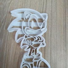schneiden Sie die cookie-sonic Kunst cutter cortante galletitas corta galletas sonic 3d print model - Mito3D