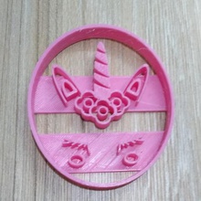 cut cutter unicorn art cookie cortante galletitas corta galletas 3d print model - Mito3D