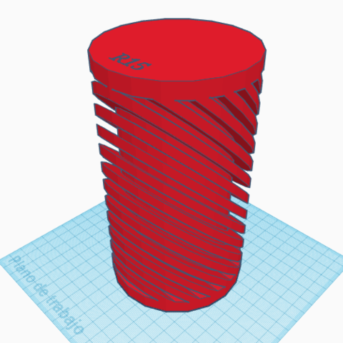 cut Zylinder Kunst 3D print model - Mito3D