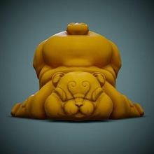 fofa Urso arte animal brinquedo zbrush esculpir escultura 3d print model - Mito3D