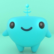 cute blob monster 02 3d print model - Mito3D