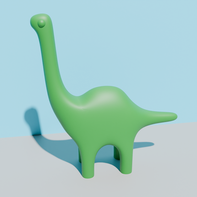carina brachiosaurus gioco ag giocattolo dinosauro facile miscelatore arte giocattoli animale dinosaurio stl bonito 3dprint dino preistorico pla casa desktop arredamento 3d print model - Mito3D