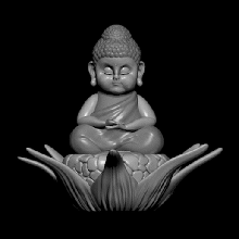 carina buddha 3d print model - Mito3D