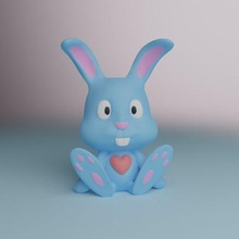 cute bunny heart support free art animal cute toy bunny happiness hope love heart