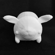 fofa Coelho chinês zodíaco adorável of lunar animal brinquedo 3d print model - Mito3D