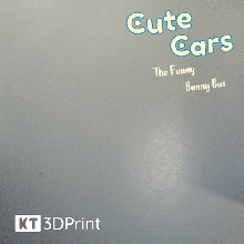 niedlich Autos komisch Hase Bus Gadget kawaii Wagen Tier Ostern Spielzeug Spaß Geschenk mechanisch Kunst artikuliert Qualität Fahrzeug 3d print model - Mito3D