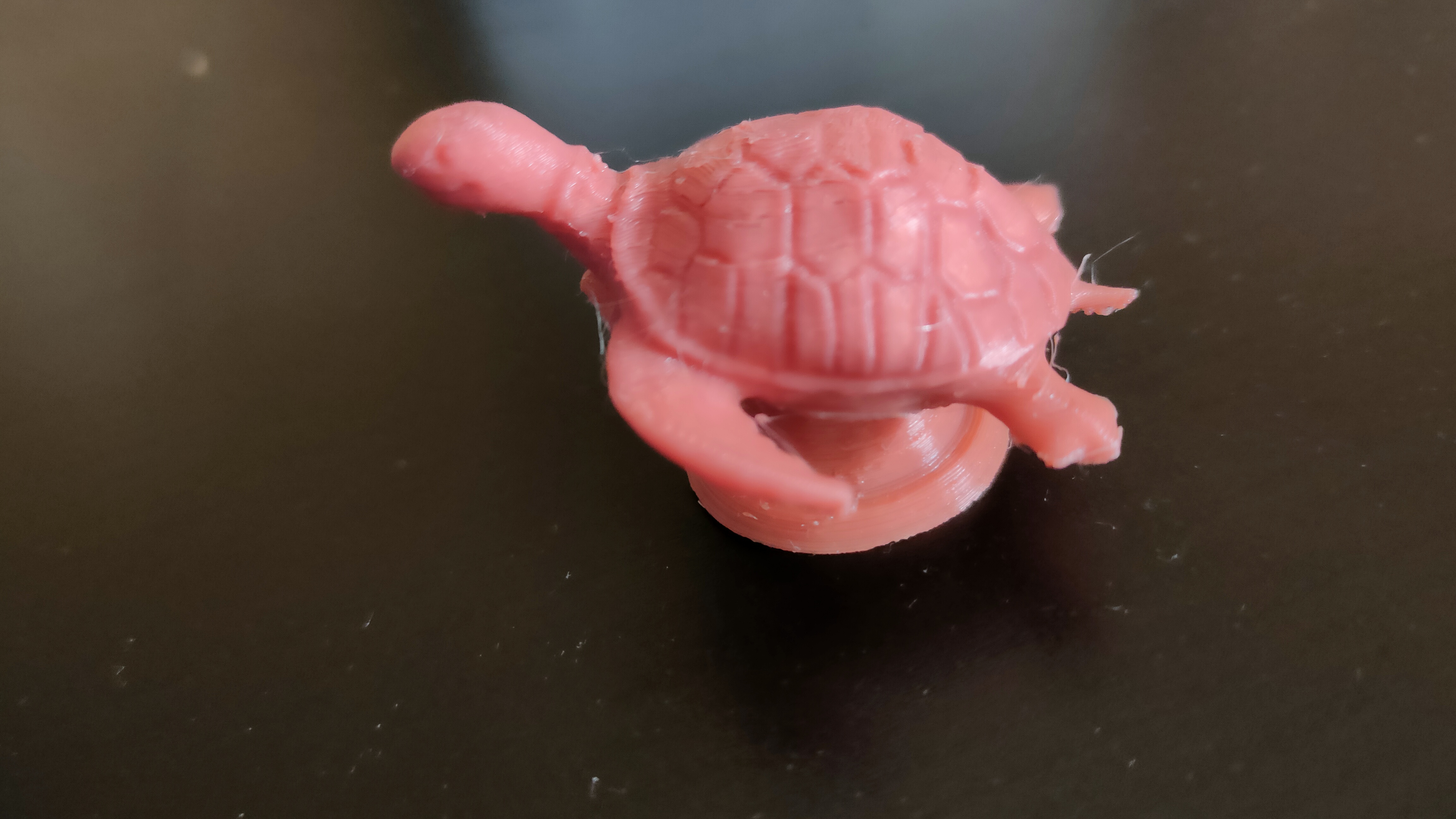 fofa estilo desenho animado cabide tartaruga 3D print model - Mito3D