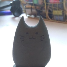 nette Katze home cat Niedlich 3d print model - Mito3D
