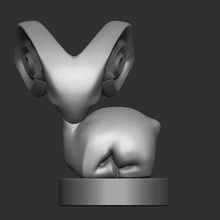 cute deer 3d print model - Mito3D