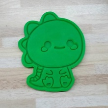 niedlich Dino 2 Plätzchen Cutter Stempel Dinosaurier kawaii 3d print model - Mito3D