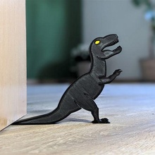 cute dino doorstopper t-rex style toy dinosaur door stopper art figure statue 3d print model - Mito3D