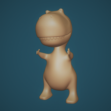 mignon dino jeu préhistorique animal jouet dessin animé dinosaure 3d print model - Mito3D
