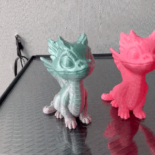 niedlich Drachen drucken Ort Tier Fantasie 3d print model - Mito3D